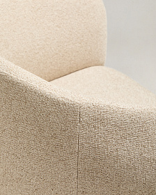 Стул Bosca из бежевой синели