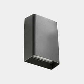 Настенный светильник IP66 Clous 160mm Double Emission LED 13W 3000K ON-OFF Серый городской 758lm