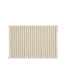 Хлопковый коврик для ванной Merade с зелеными полосками, 50 x 80 см