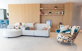 Модульный диван Natalie Y1+2A+R2 ножки 5 см