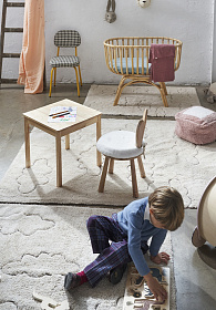 Стираемый ковер RugCycled Облака 140*200