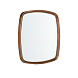 Квадратное настенное зеркало 3285 из ореха