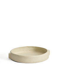 Кухонный поднос Mireni из папье-маше бежевый Ø 31 см