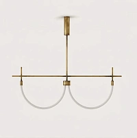 Подвесной светильник Cram 2L состаренное золото