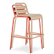 Уличный барный стул Lianis цвета капучино