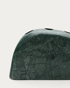 Signe Большой подсвечник из зеленого мрамора 10 см