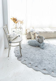 Ковер Сосновая шишка жемчужно-голубой 130*180