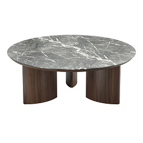 Журнальный столик OLIMAR шпон ореха F, керамика KL19