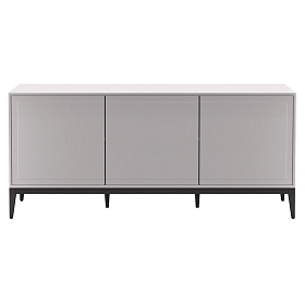 Сервант MARBELLA шпон ореха W, матовый серо-бежевый лак