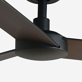RUDDER L LED Вентилятор черный/орех SMART