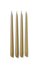 Набор Talinen из 4 бежевых свечей