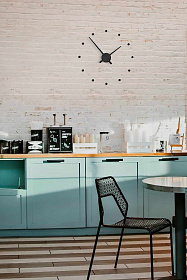 Часы Oj Mini Black 50 см (черный)