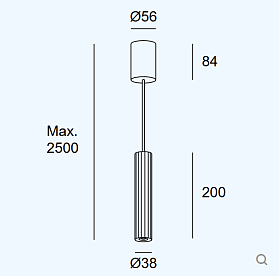 Подвесной светильник Prolix Surface 00-8513-DN-DN