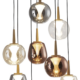 Люстра подвесная ANDROMEDA 8933+8PL