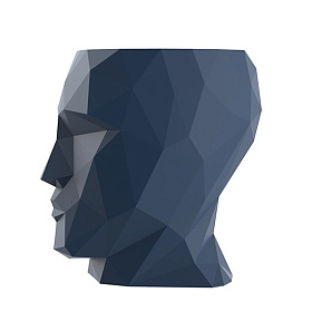 Кашпо Adan матовое синее 50x68x70