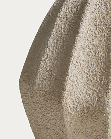 Ваза Arquena из папье-маше бежевого цвета, 46 см