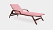 Шезлонг Stack с подлокотниками