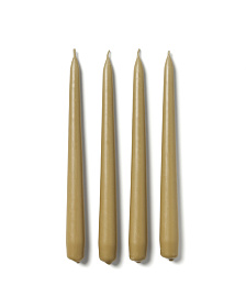 Набор Talinen из 4 бежевых свечей
