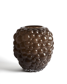 Ваза Mure из коричневого стекла, 30 см