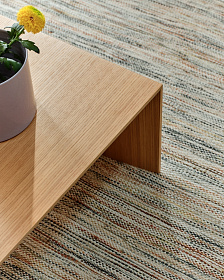 Litto Журнальный столик из шпона дуба натурального цвета 140 x 70 см