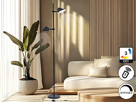 Esino Торшер 2L черный