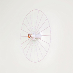 Бра Wheel 60 см белый + цоколь 15 см белый