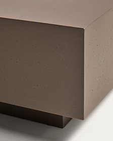 Уличный столик Rustella из коричневого бетона, 60 x 60 см