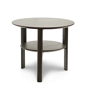 Приставной столик RONDA темный орех V36W1