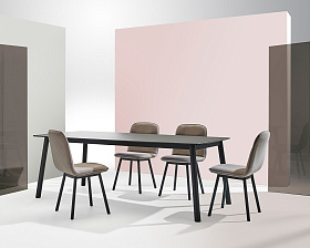 Обеденный стол с метал. ножками Köln 180x90