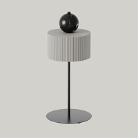 Настольная лампа Curn S черный металл /черный мрамор