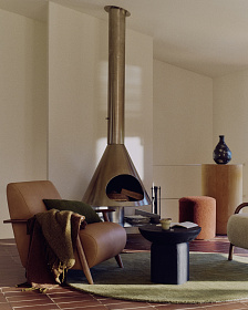 Empuries Круглый зеленый ковер Ø200 см