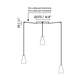 Подвесной светильник TATAWIN белый 3xE27