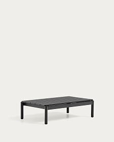 Журнальный столик Sorells из серого алюминия 57 x 91 см