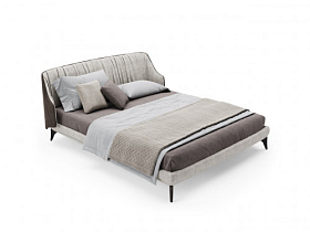 Кровать Sahara 160x200 ткань/кожа