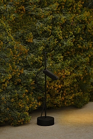 CLAP Прожектор уличный черный LED 6W 3000K 15°