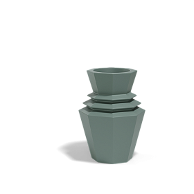 Кашпо Origami Hinoki 51x51x80