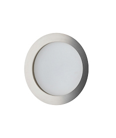 Потолочный светильник Novae из светло-серого металла и матового стекла, Ø 40 см