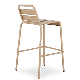 Уличный барный стул Lianis цвета капучино