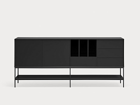 Сервант Platt 2D4Dr черный