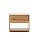 Alguema Прикроватная тумба из шпона дуба с натуральной отделкой 40 x 50 см