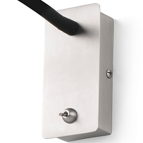 Бра Leser с ридером никель