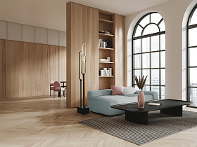 Colette Торшер 3L черный/розовое золото