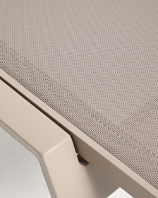 Шезлонг Capraia из бежевого алюминия