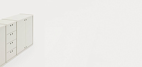 Сервант Wally 4D4D кремовый