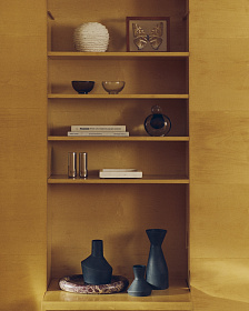 Ваза Evania из бежевой керамики 21 см