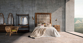 Набор для ванной из 4 предметов NEPTUNO из оникса, цвет слоновая кость