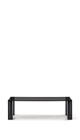 Журнальный столик Adularia из стекла темно-серого цвета 140 x 60