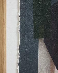 Картина Veluni из переработанной бумаги разноцветная 60 x 90 см