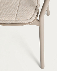 Уличный стул Alimia из бежевого алюминия с бежевой веревкой