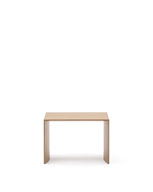 Litto Приставной столик из шпона дуба натурального цвета 55 x 40 см